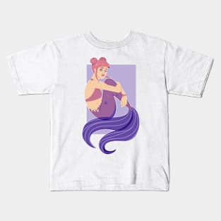 Asian Mermaid Kids T-Shirt